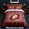 Queensland Maroons Design Bed Bedding Set 1 Duvet Cover + 2 Pillowcases Soft Breathable Household Bed Linens