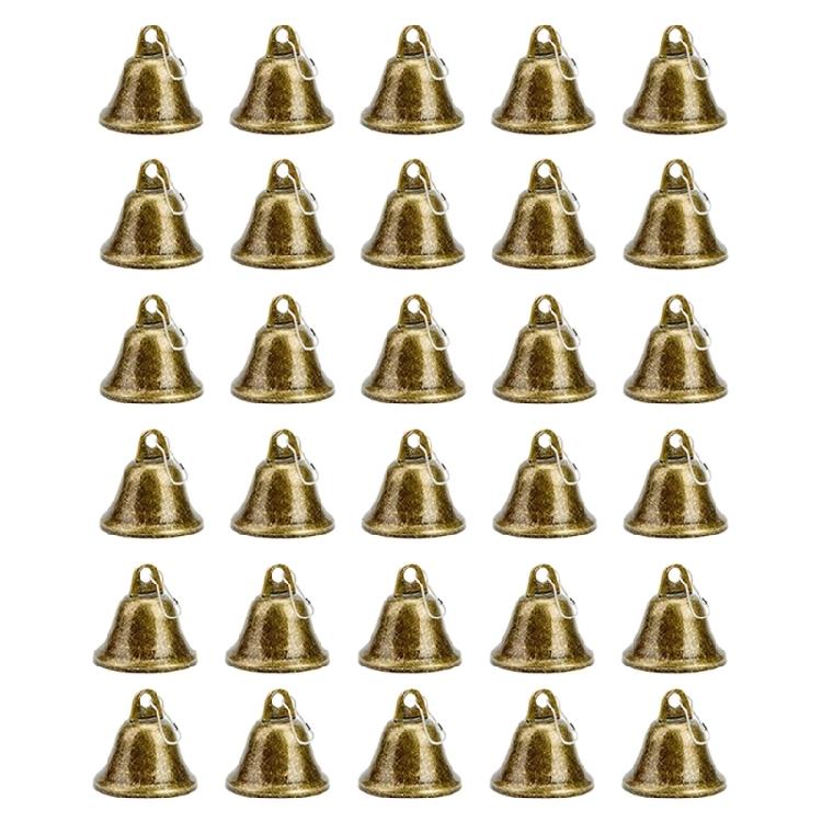 Campanelli in Ferro Compatti da 38mm con Molla Generazione del Suono di Cristallo Perfetti per l'Addestramento degli Animali Decorazioni Natalizie Artigianato Personalizzato