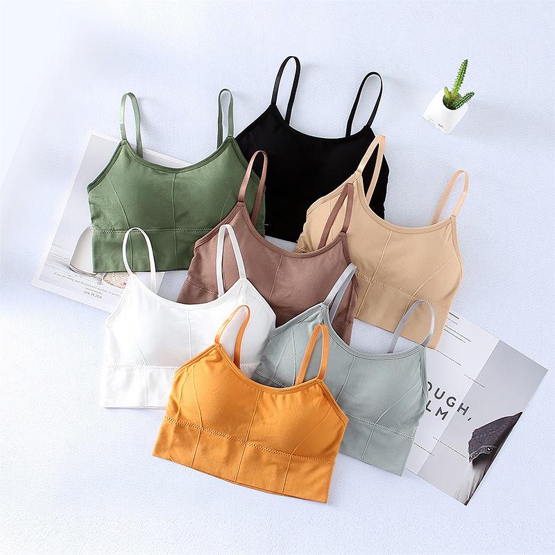 Verstellbarer Sling Wrap Bandeau Sport-BH - Bügellos, Schönes Rückendesign