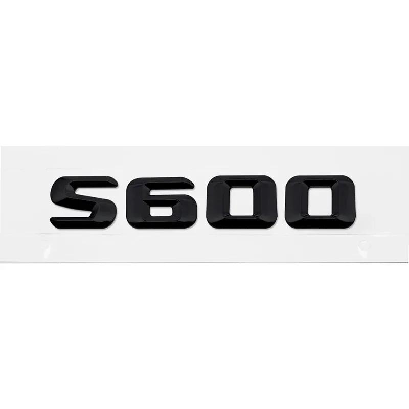 Modified 3D Car Letter Sticker Rear Trunk Tail Decorative Badge Emblem for Mercedes Benz S400 S420 S430 S450 S500 S550 S600 S650 AM1