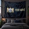 Personalized Tapestry Wall Hanging FC Zürich Pattern Art Background Cloth