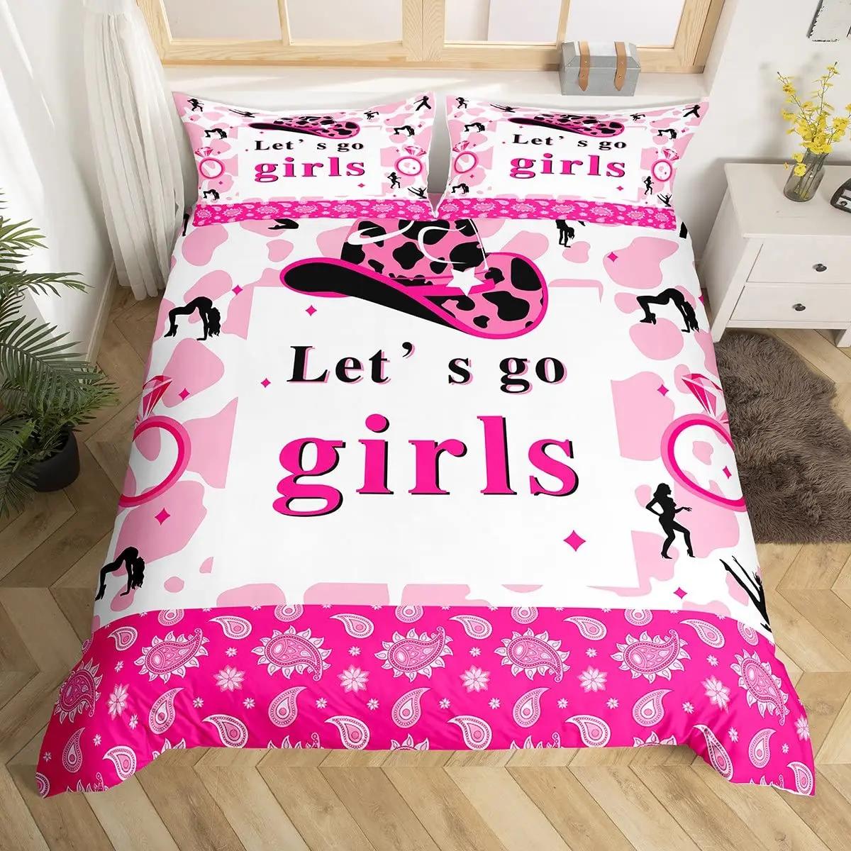 

Cartoon Elephant Duvet Cover Set Cowhide Bedding Set Microfiber Pink Cow Fur Comforter Cover Full King For Kids Teens Room Decor EU Single(135x200cm)