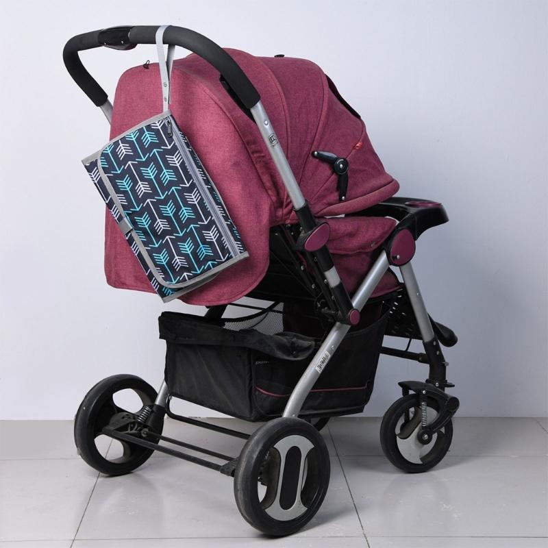 Multifunctional Baby Travel Changing Mat Foldable and Waterproof Diaper Pad Nursing Mattress Crib Bedding Pad Essential