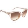 Brown Gradient Cat Eye Ladies Sunglasses Ck19536s 270 55
