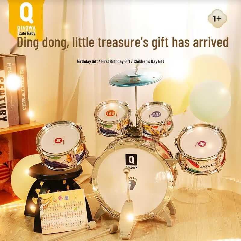 Kids  5-Drum Toy Drum Set