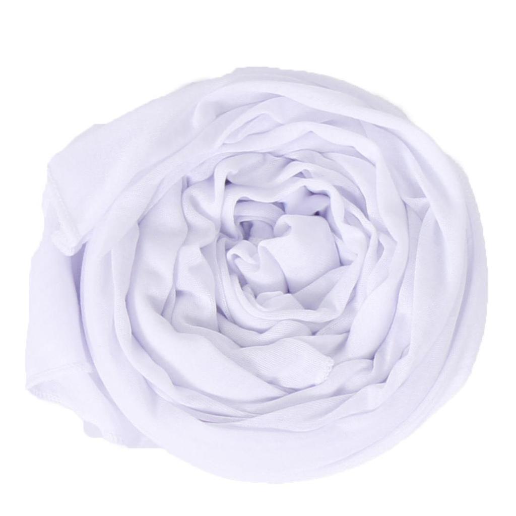 Solid Color Mercerized Cotton Women's Scarf - Spring/Summer, High-Quality, Elastic, Breathable, Indian-Style, Sweat-Wicking, BS82