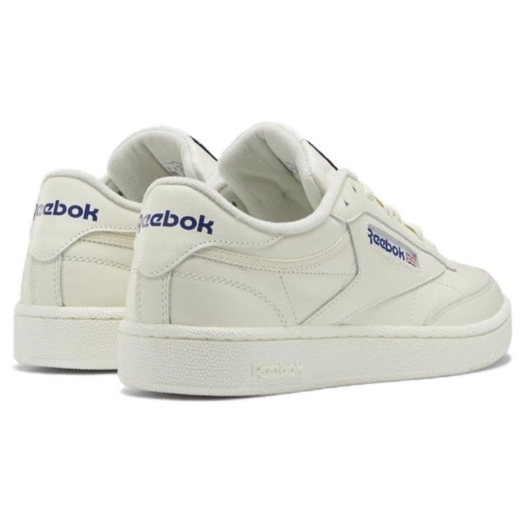 Reebok Club C 85 Chalk Classic Cobalt Unisex Sneakers Cream 100024895