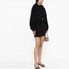 (WMNS) Off-White Logo-Embroidered Cotton Hoodie 'Black' Women's OWDB423C99JER0021001