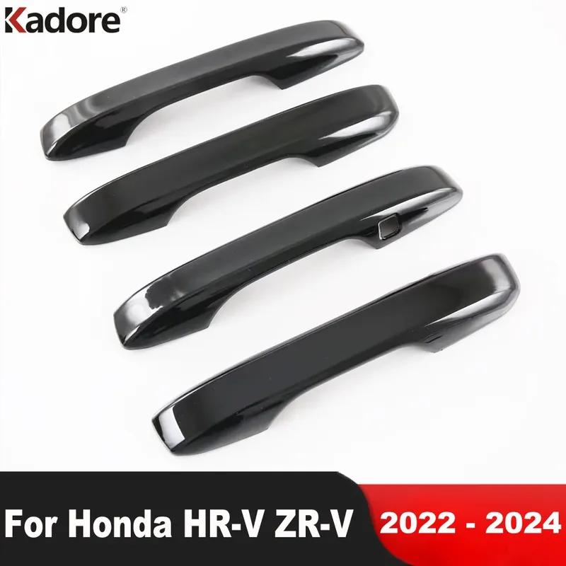 For Honda HR-V  2024 ZR-V   2024 Carbon Fiber Car Side Door Handle Cover Trim Door Handles Catch Overlay Accessories