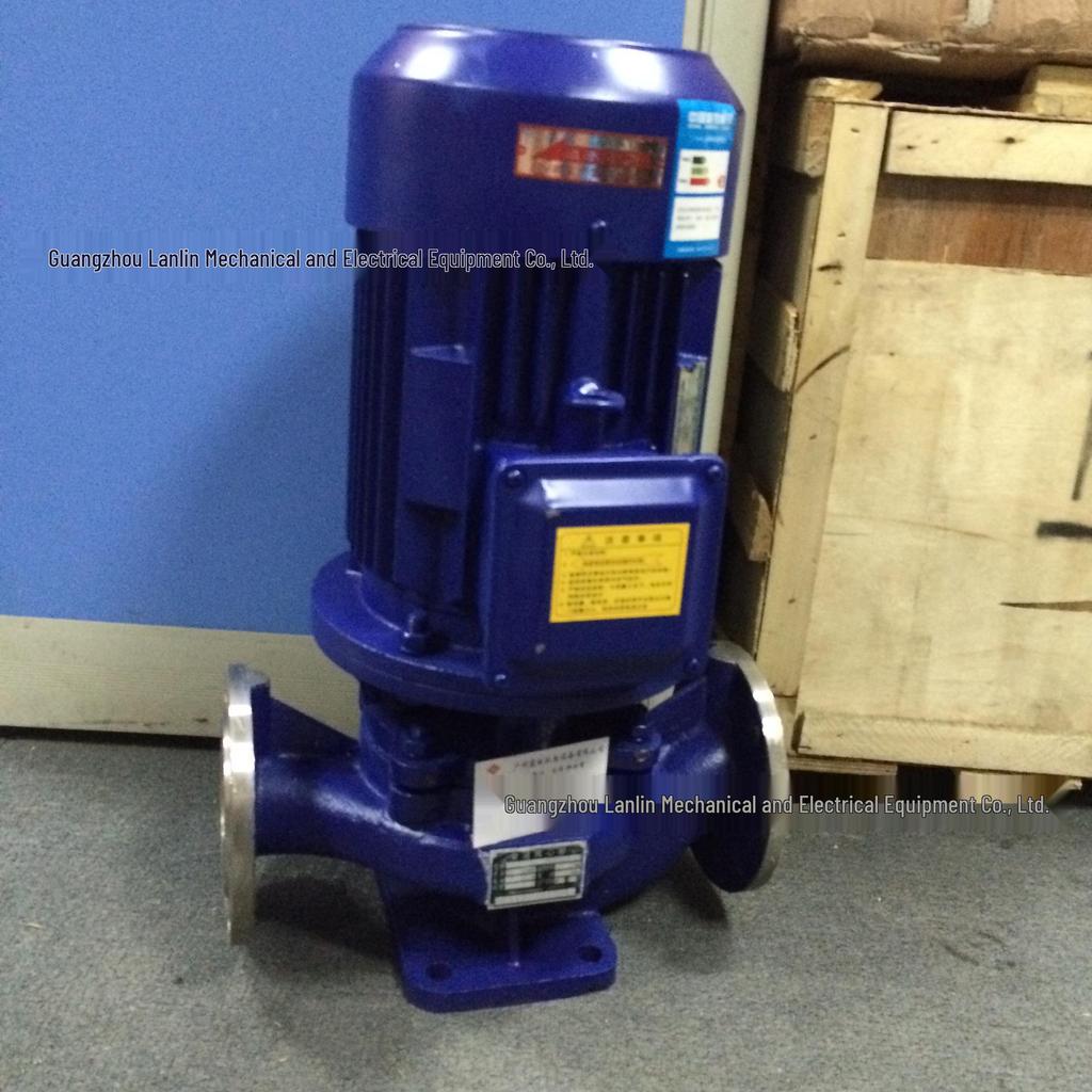 IHG65-200IA Explosion-Proof Vertical Stainless Steel Pipeline Centrifugal Pump, 11kW