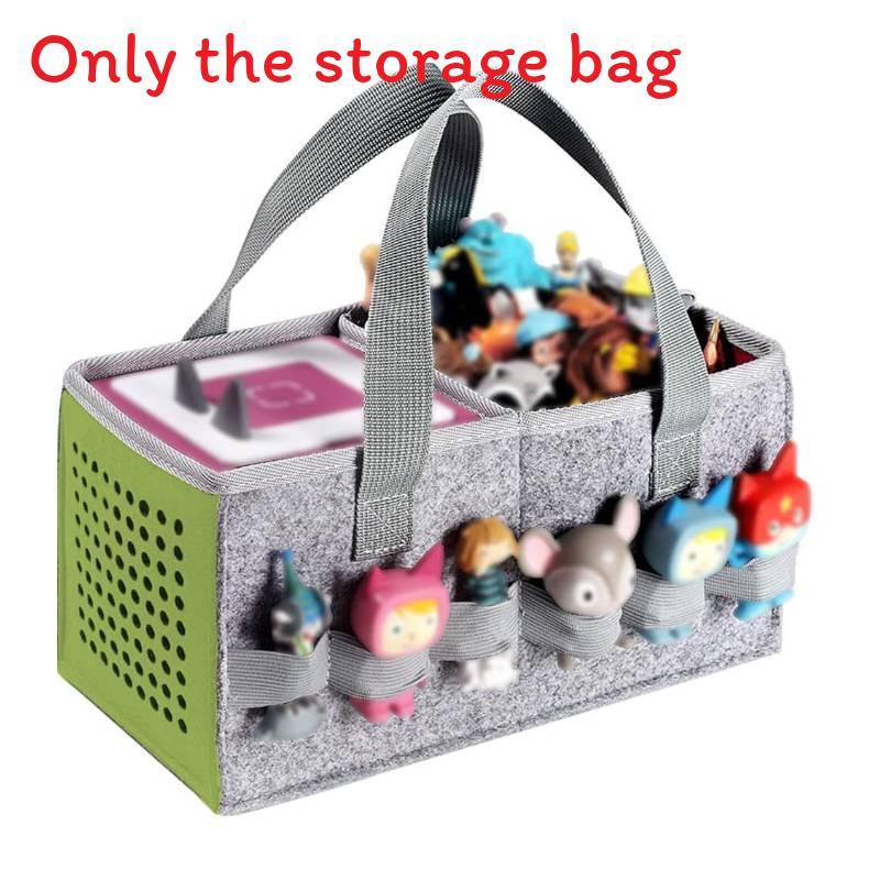 

Felt For Toniebox Audio Bag Porous Storage With Handheld Design Daily Use Life зелёный
