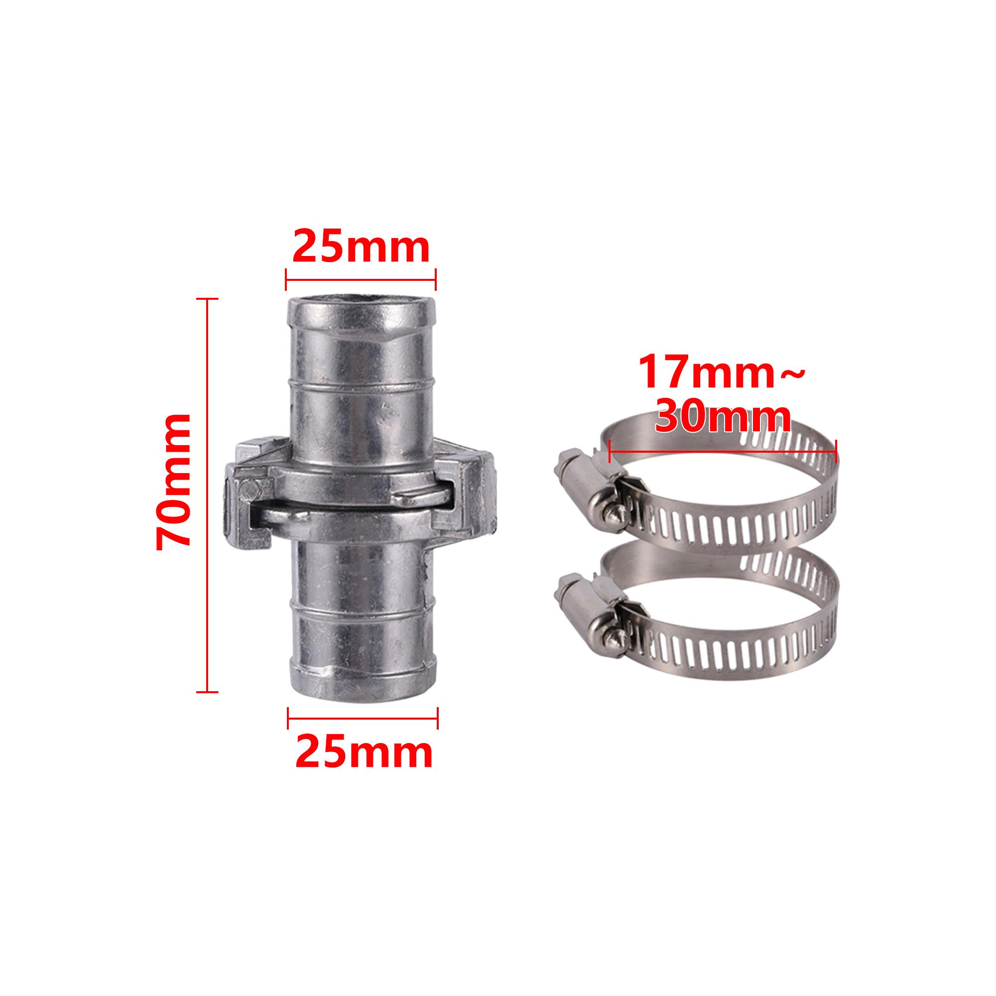 

1 1.5 2 Garden Hose Repair Repairer Aluminum Pipe Fitting Fire Hose Agriculture Irrigation Accessories