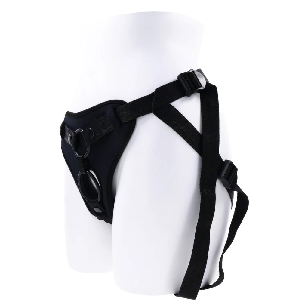 Sportsheets - Double Strap-On Harness for Two Dildos Black