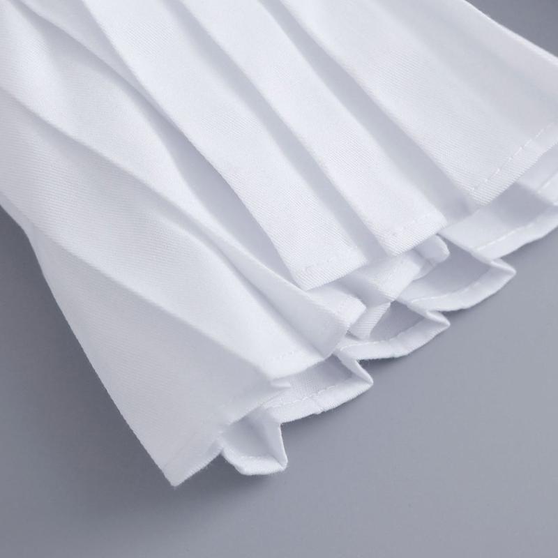 Elegant Flared Pleated Decorative Sleeves Cotton Arm Covers Wrist Cuffs Sleeves For Office Women Daily Wear All Matching