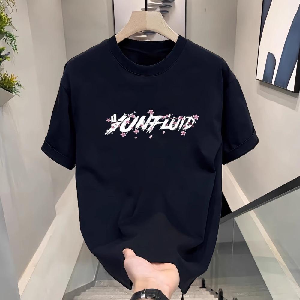 

Women s Fashionable Pure Cotton Casual Comfortable Round Neck Short Sleeved T-shirt S чёрный