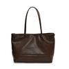 Women'S Bag Soft-Sided Simple Tote Bag Fashionable Commuter Messenger Bag Autumn Retro Large-Capacity Underarm Bag