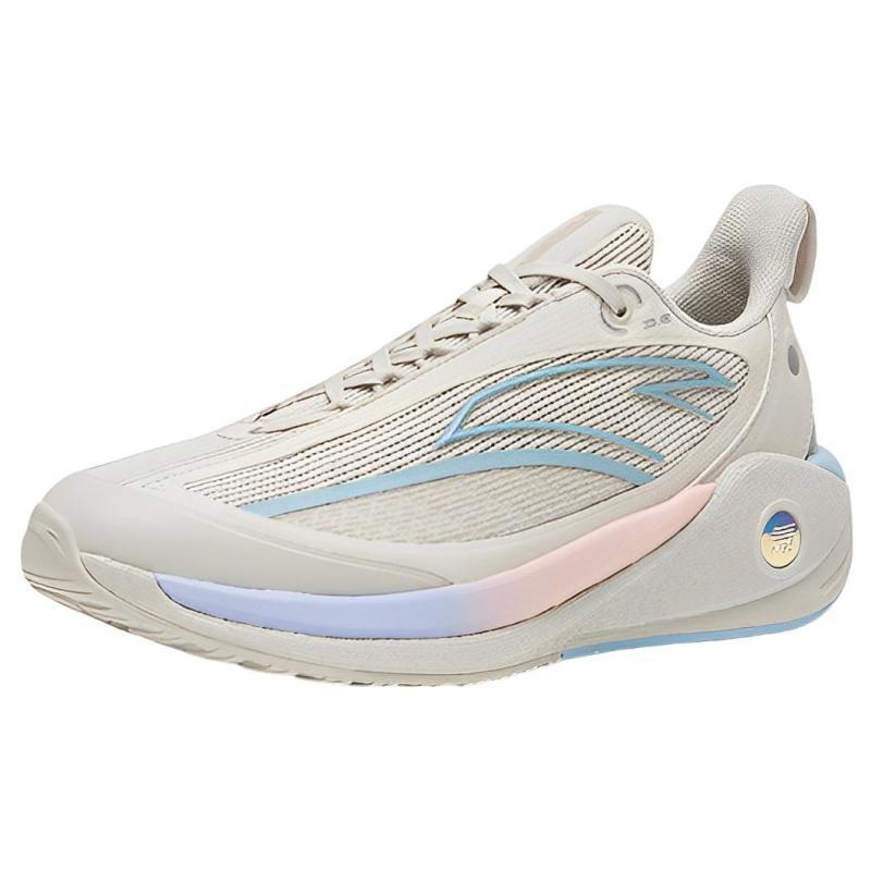 Anta C37 3.0 Anti-Slip And Wear-Resistant Breathable Low-Top Running Shoes Women's Gray Blue Pink Sneakers 922315537-2