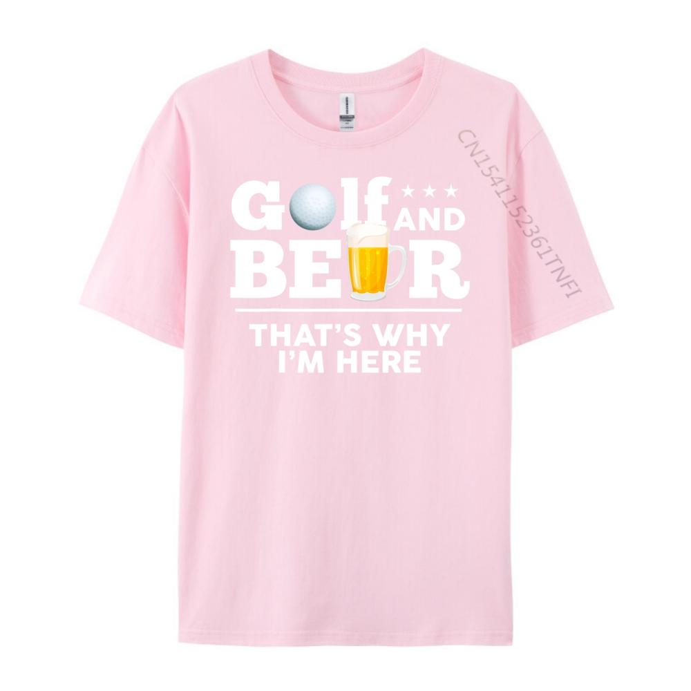 Golf and Beer Joke Dad Funny Fathers Day Drinking Birthday Red And Black Graphic T Shirt Anime Valentines Day