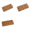 WTEMPO Multiple-Cavity DIY Silicone Christmas Molds Christmas Bow Staff & Christmas Tree Pattern Design Christmas Decorative Gifts Making Molds