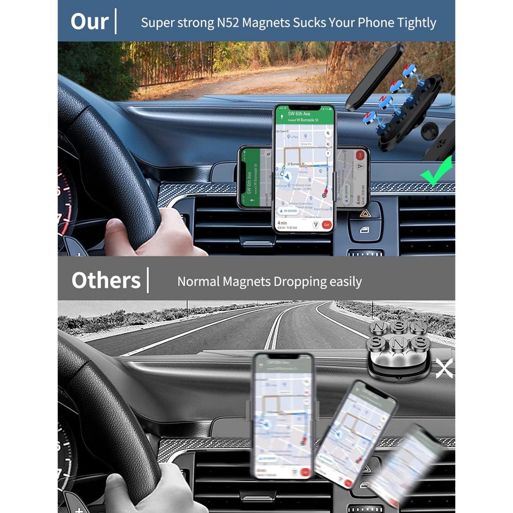 Универсальное магнитное крепление для телефона в автомобиле — фото 5