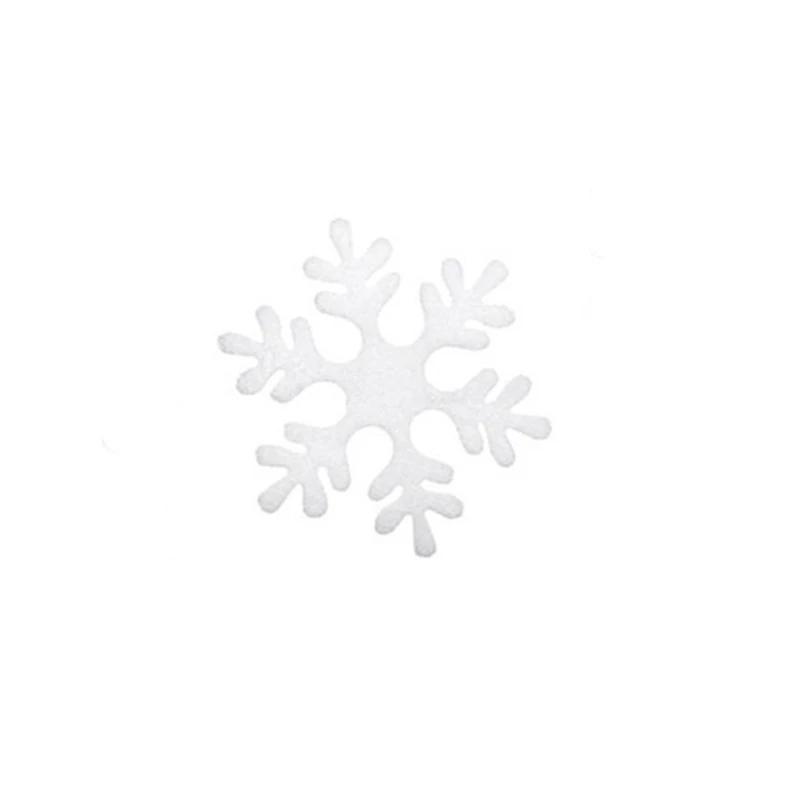 60PCS Christmas Foam Snowflake Decorations Hanging Ornaments Garland for Christmas Tree Window Party Winter Wonderland
