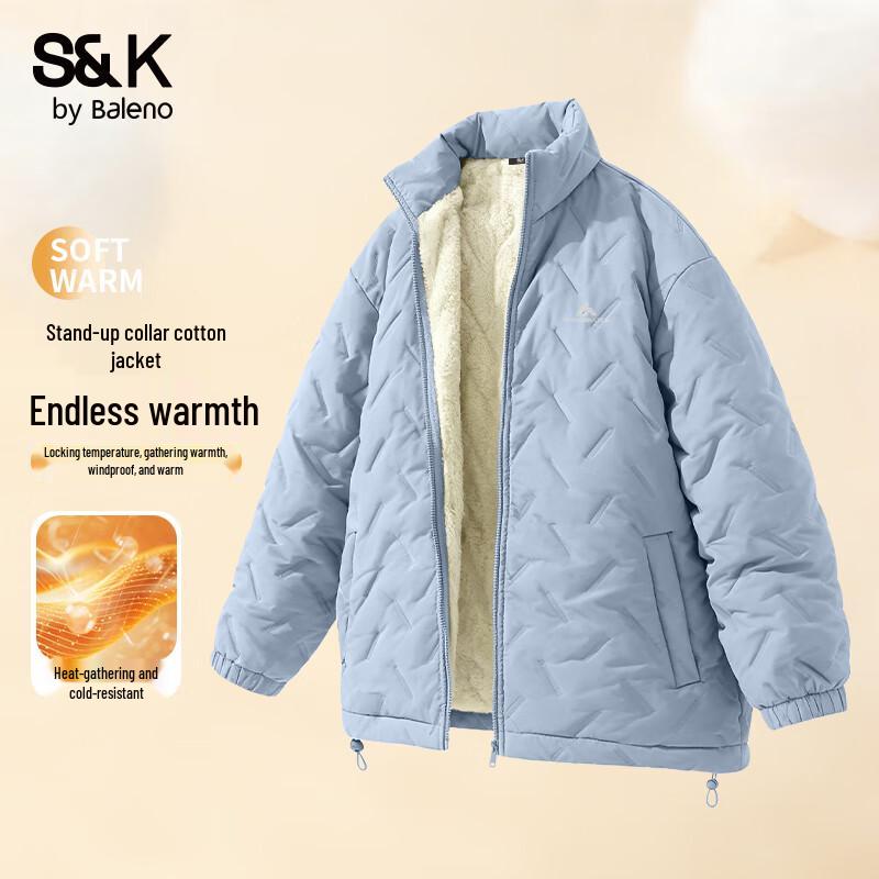 

Baleno S&K Men s Winter Stand-Collar Padded Jacket M