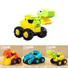 Childrens Dinosaur Construction Vehicle Toy With Press And Go Mechanism For Toddler Development