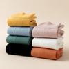 7 paires de chaussettes de couleur unie pour femmes, chaussettes colorées en pur coton, confortables, douces et respirantes, décontractées pour un usage quotidien