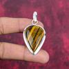 Tigerauge 925 Sterling Silber Anhänger, Handgefertigter Edelsteinanhänger, Geschenk für Mama Antikschmuck
