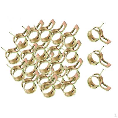 40 Clip Fuel Hose Tube Clamps Fastener Diameter 6mm