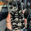 Full Of Skull Design Phone Case For Iphone 17 17E 16E 12 Pro Max 11 13 Plus 14 16 15 Transparent Daily Use Bumper Shell Coque