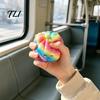 Entspannende Spielzeuge für den Schreibtisch, bunte Knet-Brötchen, weiches sensorisches Fidget-Spielzeug, süße Handtherapie-Übungswerkzeuge, Stressabbau-Spielzeug für Erwachsene und Kinder, Angst