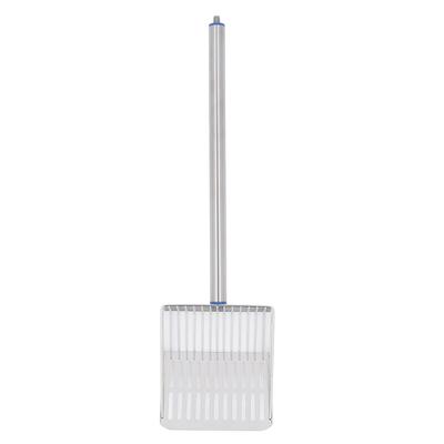 Long Handle Cat Litter Scoop Stainless Steel Kitty Poop Scooper Chicken Poop Sifter Shovel Blue