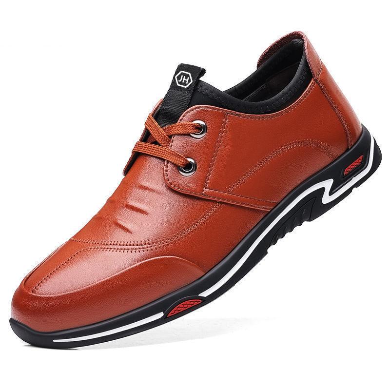 Leather Shoes for Men Casual Single Shoes In Summer New Style for Men s Shoes Fashionable Breathable Trendy Men s Shoes Korean Style Men s 39