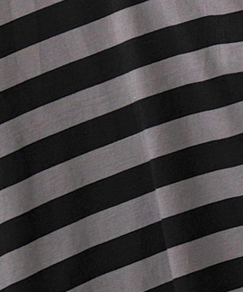 VASTIC Text Stripe Long Sleeve_Black/Charcoal