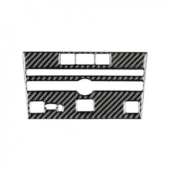Carbon Fiber Interior CD Panel Frame Trim Cover Fits Infiniti Q50 Q60 2014-