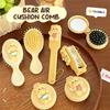 Cute Butter Bear Foldable Head Massage Combs Cartoon Portable Airbag Hair Comb Hair Brush Folding Massage Comb Styling Tools