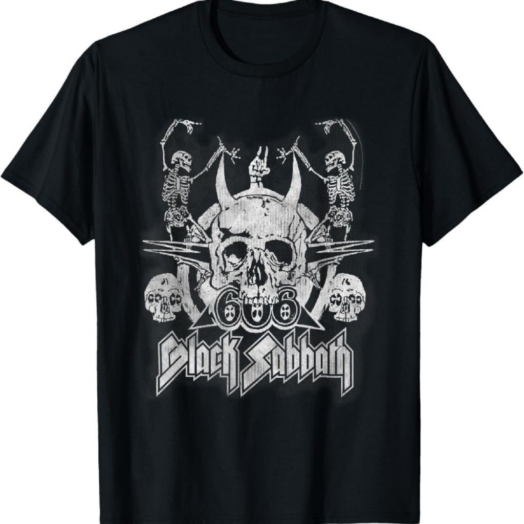 Black Sabbath Official Vintage Dancing Skeletons T-Shirt (2)