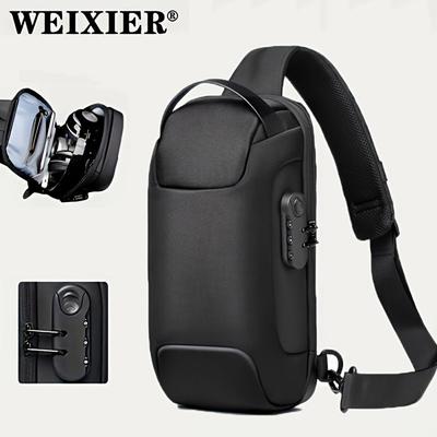 Multifunktions Oxford Umhängetasche für Männer Anti-diebstahl Schulter Messenger Taschen Männlichen Wasserdichte Kurze Reise Brust Tasche Männliche Tasche