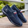 NEW Denim Men Canvas Shoe Lightweight Anti Slip Driving Shoe Comfortable Breathable Casual Shoe Retro Breathable Loafers for Men