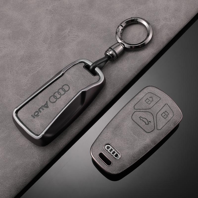For Audi 8YFashion TPU Car Key Case Remote Control Key Full Cover Holder for Audi A4 B9 Q5 Q7 TT TTS 8S 2016 2017 Keychain Accessories