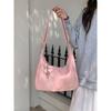 Lässige Tasche mit großem Fassungsvermögen für Damen Neue trendige Frühjahrsmode Tragetasche College-Stil Pendler Ein-Schulter Umhängetasche