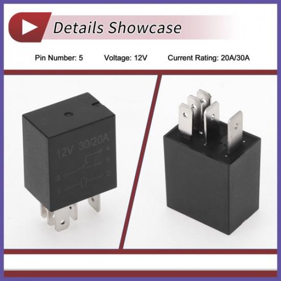 5 P Multi-Purpose Relay For Volvo V70 1998-2007 No.9441161 Black