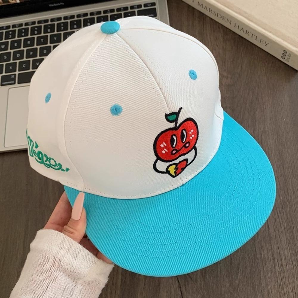 Embroidery Peaked Caps Cute Hip-hop Hat Simple Baseball Caps Boys Girls