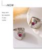Elegantní evropský a americký šik zirkonový prsten - Široký pásek, Leštěný, Exagerovaný design, Nerezová ocel, Neblednoucí 18k pozlacení.