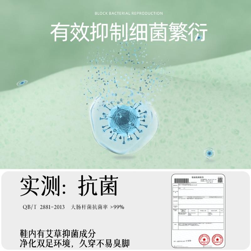 Antibacterial Cotton Slippers Men's Autumn and Winter New Indoor Couple Home a Pair of Warm Non-slip Plush Slippers