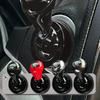 Car Joystick Push Start Button Cover, Metal Push to Start Accessories Car Starter Engine Start Stop Button Cover Car Accessories