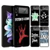System Of A Down Cover Phone Case For Samsung Galaxy Z Flip 7 6 5 4 3 5G Flip7 Flip6 Flip5 Flip4 Flip3 Black Fundas Shell