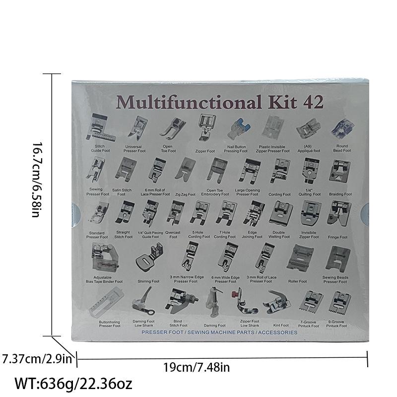 Deluxe Presser Foot Set: 32-62pcs Multifunctional Sewing Accessories for Home Machines