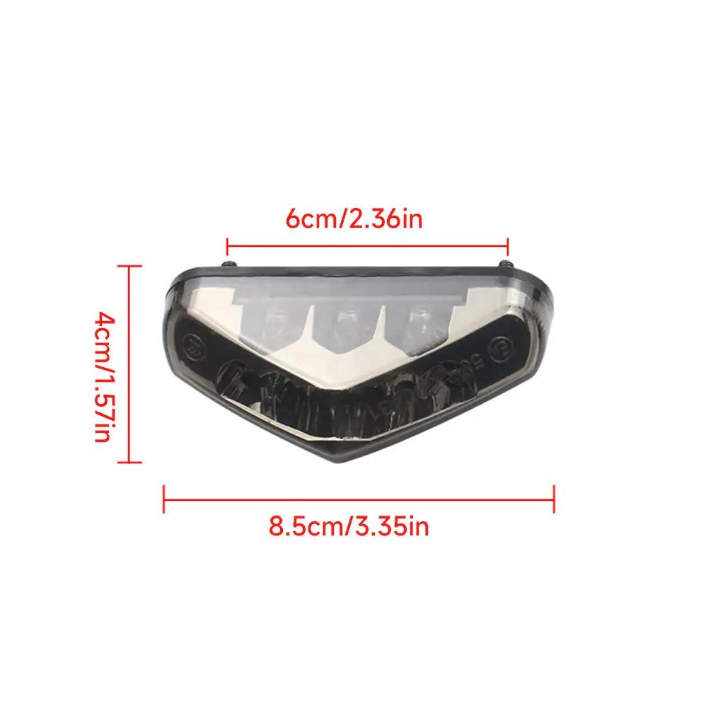 Universal Motorcycle Light Strip12V LED Tail Light Motorbike Blinker Signal Indicator Lights Brake Accessories Stop Moto Parts
